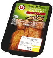 Plateau poulet mariné 2 hauts cuisses + ailes de poulet au paprika