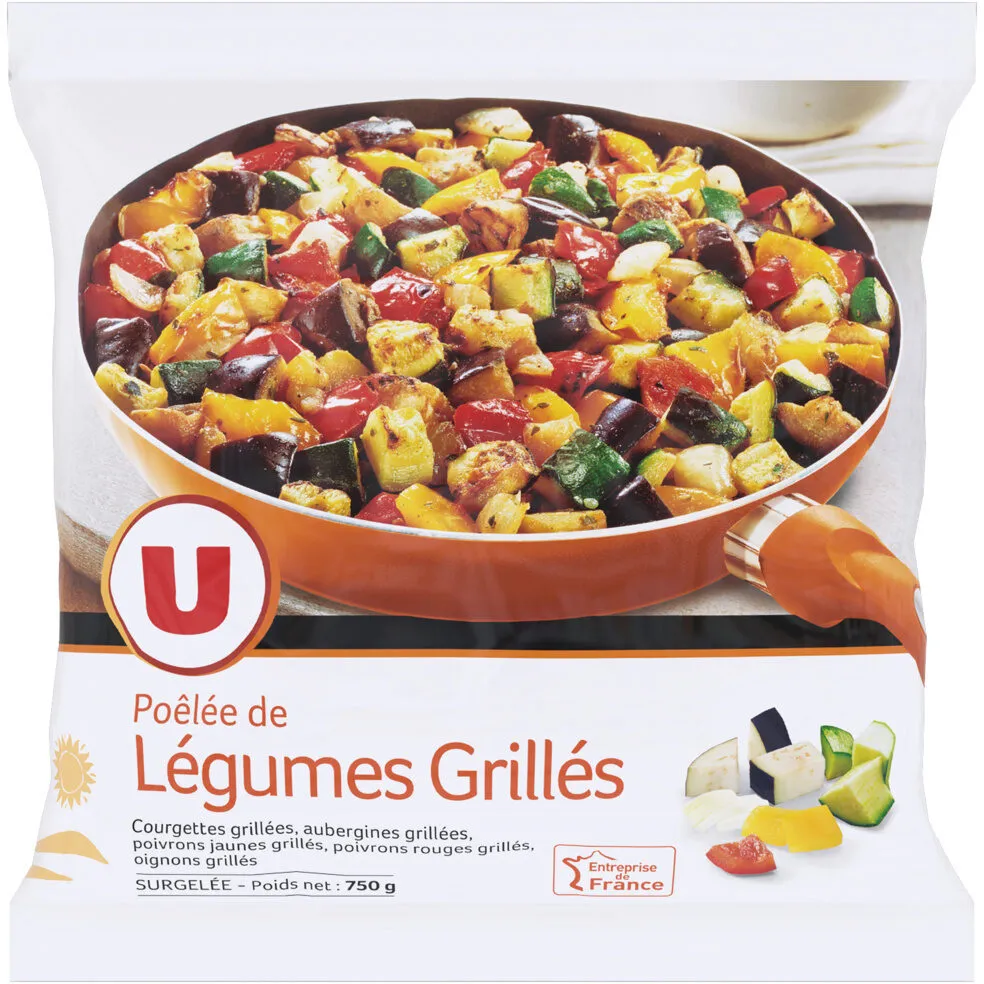 Poêlée de légumes grillés 750g