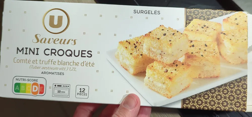 Mini croque comté truffes - 100g
