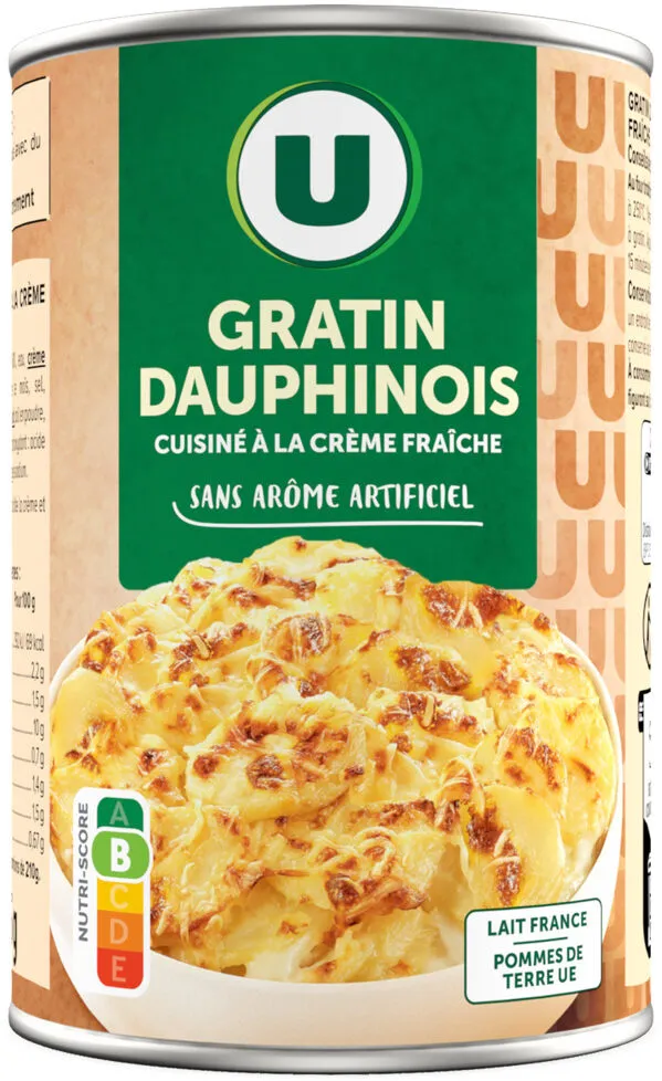 Gratin dauphinois boîte de 425g