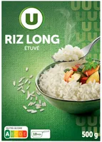 Riz long étuvé 10 minutes vrac étui de 500g