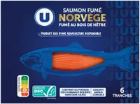 Saumon fumé Atlantique, Norvège, 6 tranches - 225g