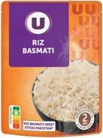 Riz basmati nature micro-ondable 2 minutes sachet de 250g