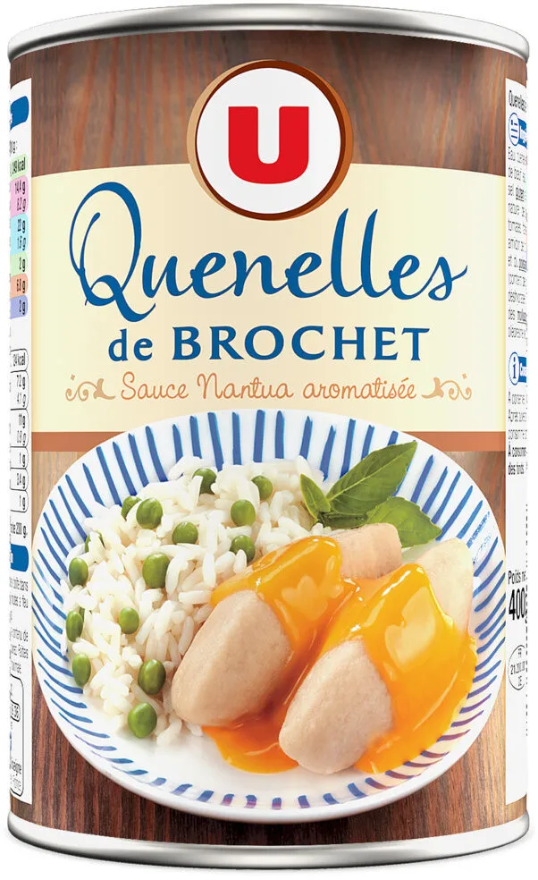 Quenelles de brochet sauce nantua aromatisée