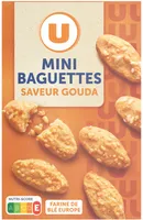 Biscuits apéritifs Crackers salés saveur gouda 85g