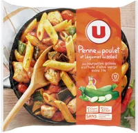 Penne au poulet et aux légumes du soleil