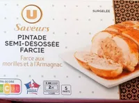 Pintade crue à la farce de morille armagnac - 1,2kg