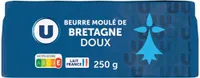 Beurre moulé de Bretagne doux 82% de MG