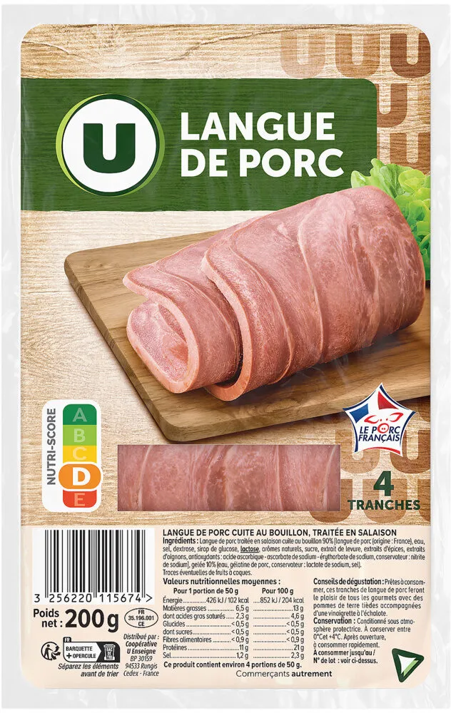 Langue de Porc - x4, 200g