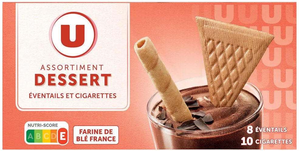 Assortiment de biscuits dessert paquet de 100g