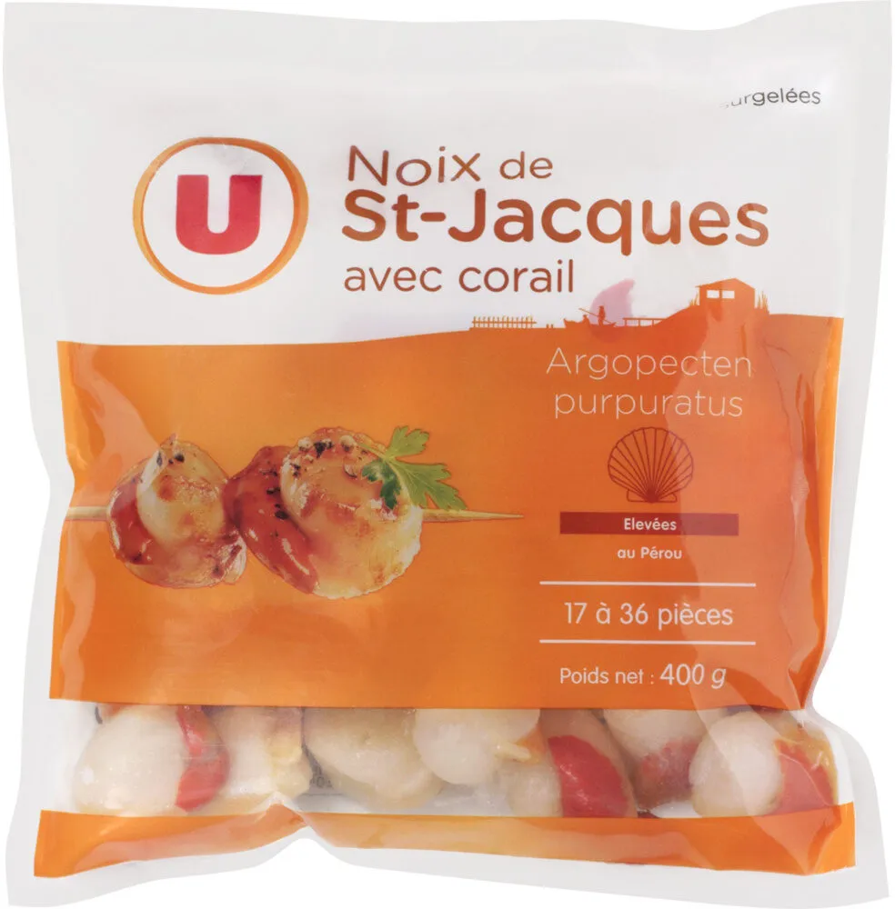 Noix de St Jacques avec corail