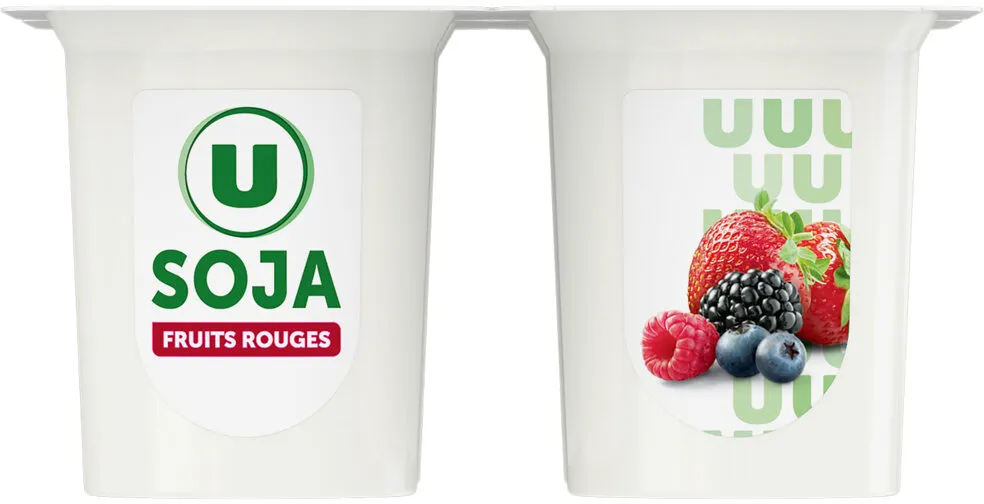 Spécialité au soja fruits rouges - 4x100g