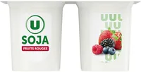 Spécialité au soja fruits rouges - 4x100g
