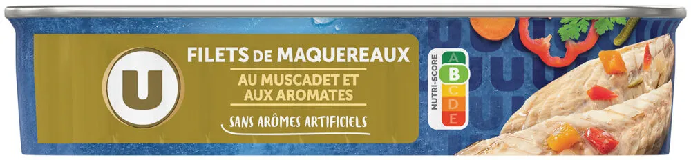 Filets de maquereaux au muscadet et aromates boîte de 176g