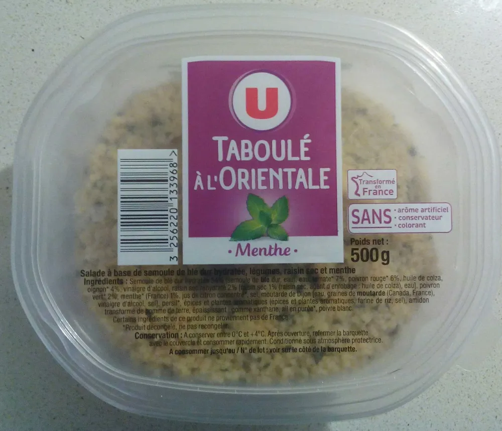 Taboulé à l'Orientale