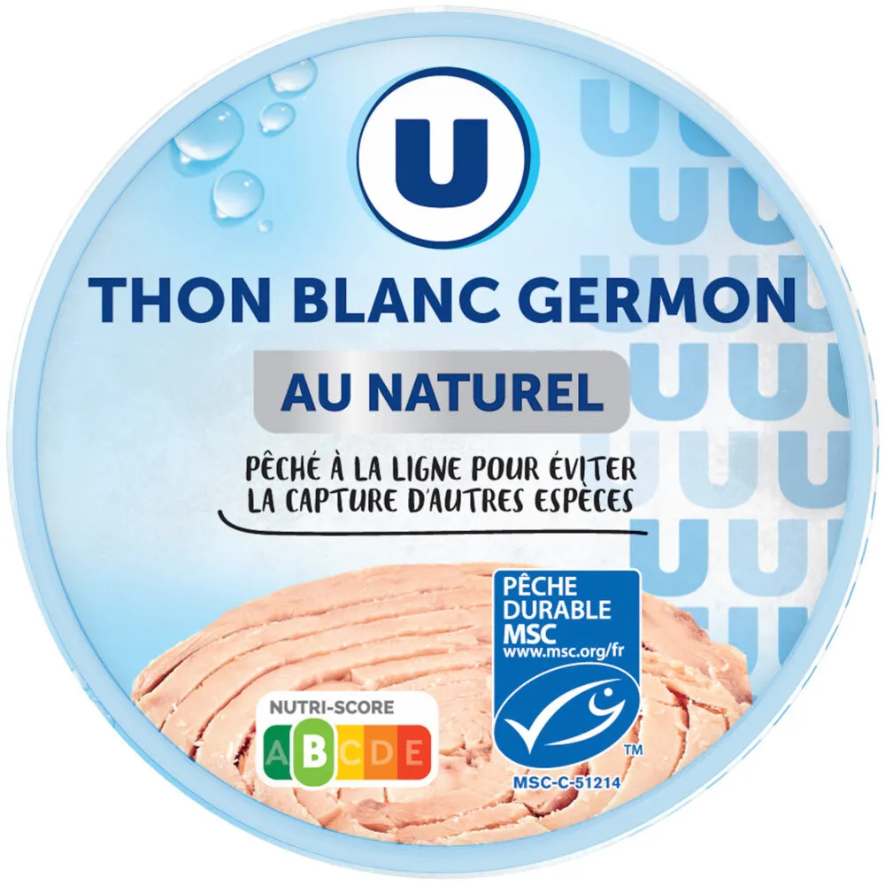 Thon blanc au naturel boite de 112g