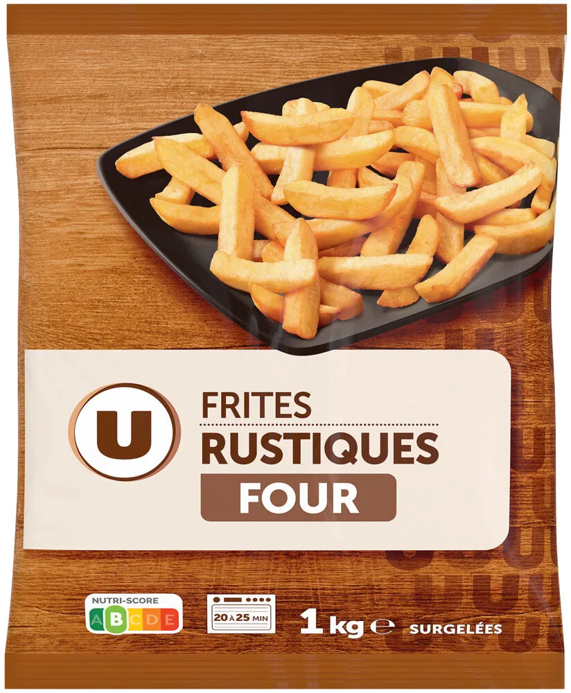 Frites rustiques au four - 1kg