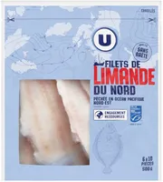 Filet de limande du Nord MSC 500g