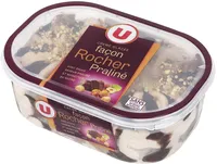 Glace façon rocher praliné