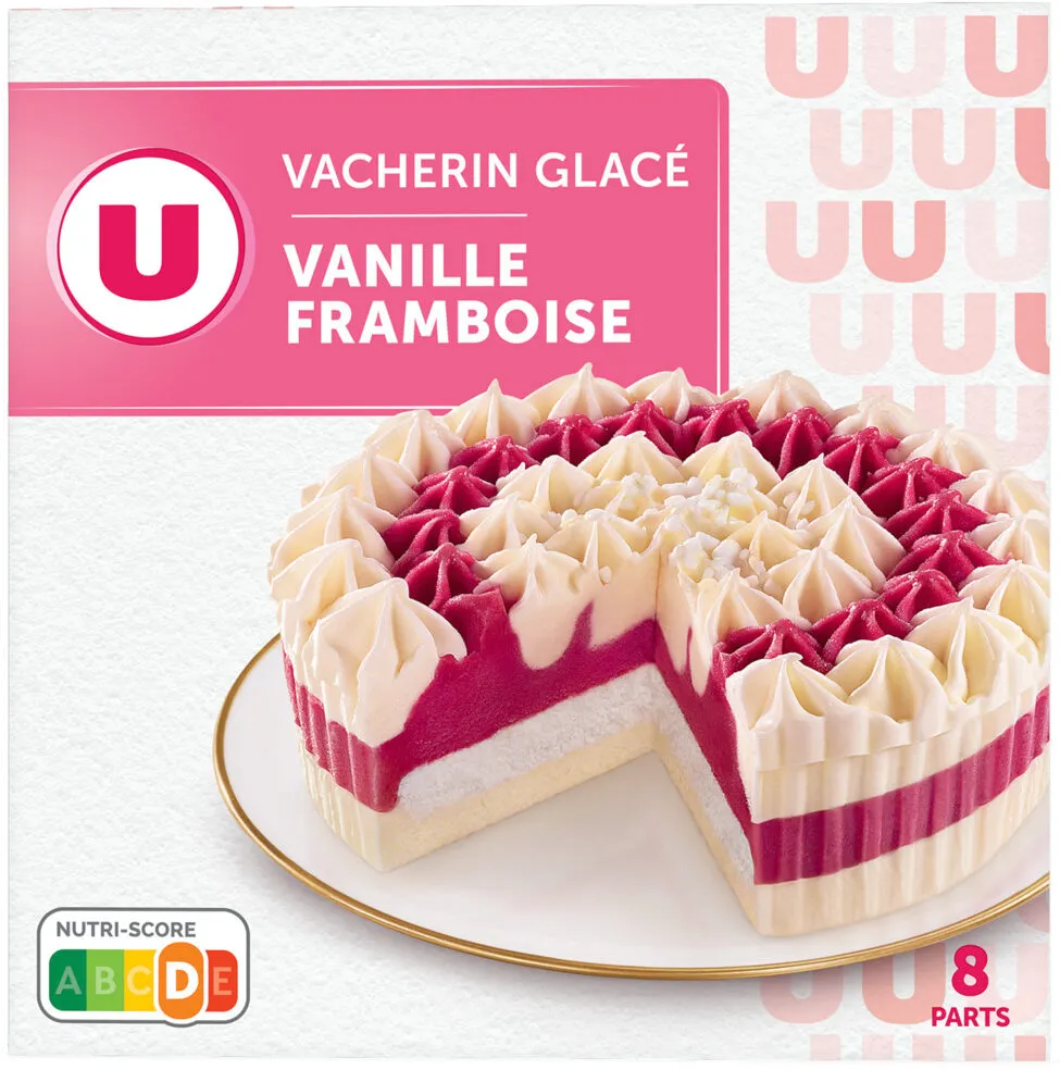 Vacherin glacé vanille framboise 545g
