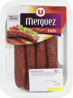 Merguez forte boeuf/mouton, 4 pièces, 220g