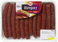 Merguez boeuf mouton forte, 12 pièces, 660g