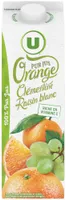 Pur jus réfrigéré orange, clémentine et raisin blanc 1L