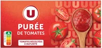 Sauce coulis de tomate Purée de tomate 3 briques, 200g