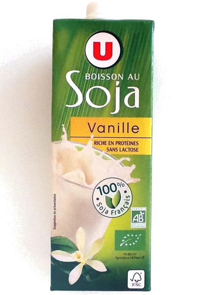 Boisson au Soja Vanille Bio - 1 litre - U
