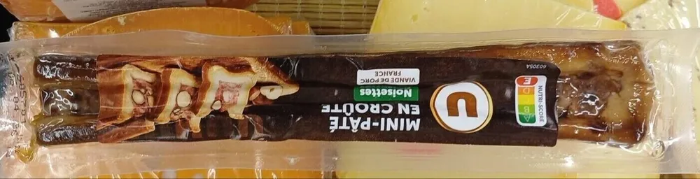 Pâté en croûte cocktail au porc et aux noisettes