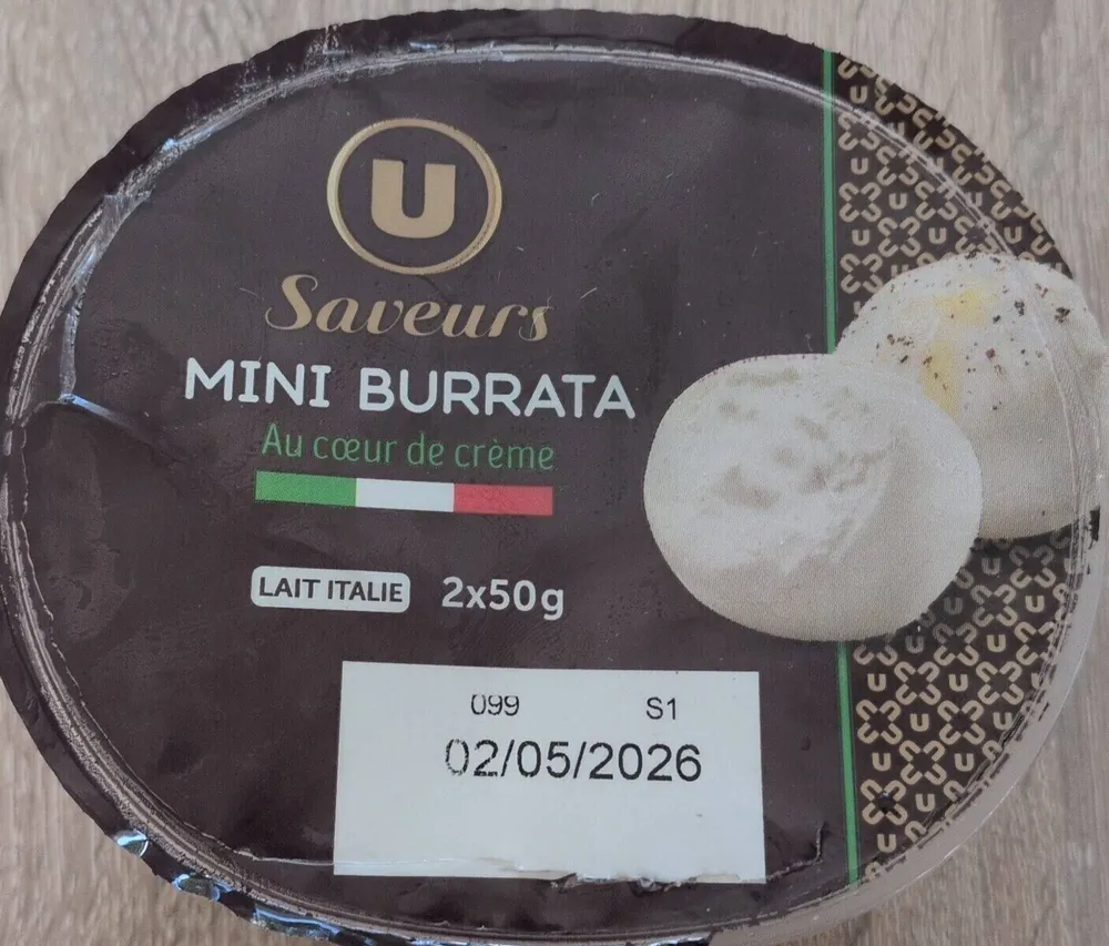 Mini burrata U Saveurs