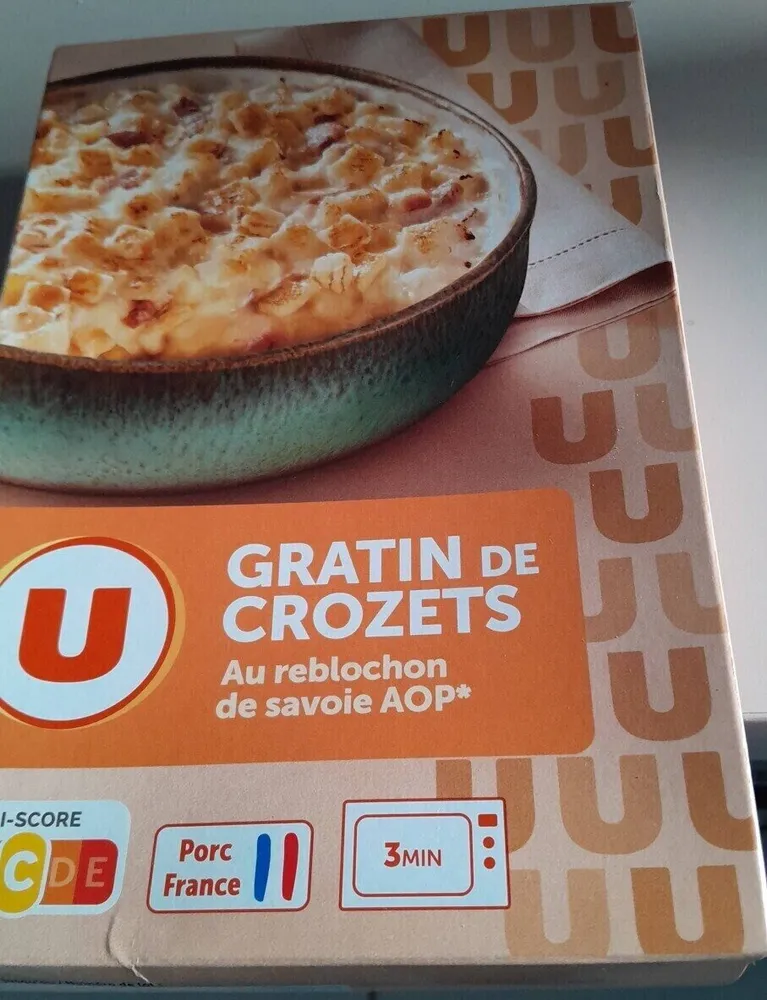 Gratin de crozers marque U