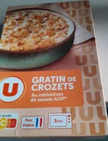 Gratin de crozers marque U