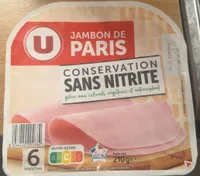 Jambon de Paris Conservation Sans Nitrite