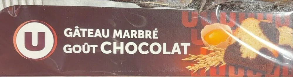 Gâteau marbré goût chocolat