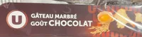 Gâteau marbré goût chocolat