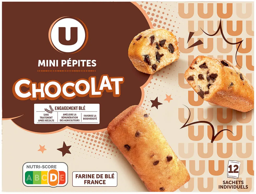 Mini gateaux pépites chocolat paquet de 360g