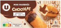 Mini gâteaux marbré chocolat 5 paquets de 30g, 150g