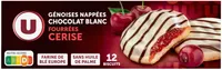 Biscuits fourrés à la cerise nappés de chocolat paquet de 150g