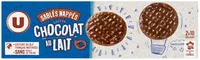Biscuits Sablés nappés au chocolat au lait étui de 200g