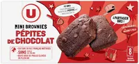 Mini brownies pépites chocolat