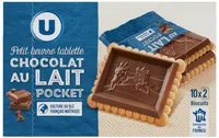 Tablette petit beurre au chocolat au lait 250g