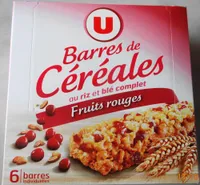 Barres céréales, fruits rouges (riz & blé complet)