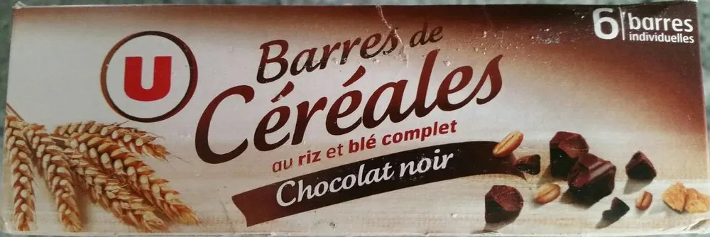 Barres de Céréales au Chocolat Noir