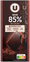 Chocolat noir dégustation 85% de cacao Tablette de 100g