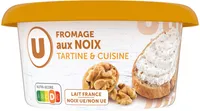 Fromage pasteurisé à tartiner aux noix 25% de MG, 150g