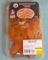 Emincé filet de poulet paprika, barquette, 300g