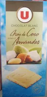 Chocolat blanc Noix de Coco Amandes