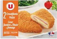 Croustillants de poulet coeur jambon de dinde et fromage