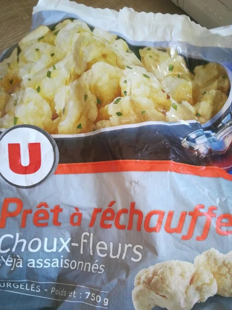 Choux fleurs avec assaisonnement